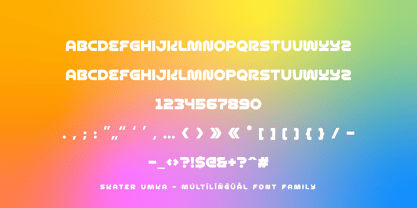 Skater Umka Font Poster 7