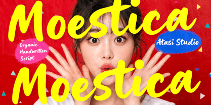 Moestica Font Poster 1
