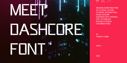 Dashcore Font Poster 4