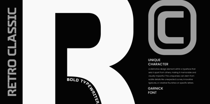 Garnick Font Poster 9