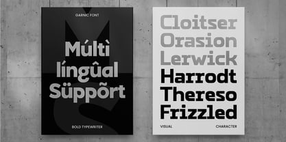 Garnick Font Poster 5