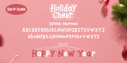Holiday Cheer Font Poster 7