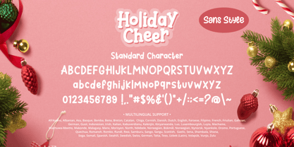 Holiday Cheer Font Poster 6