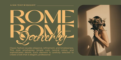 Baner Font Poster 2