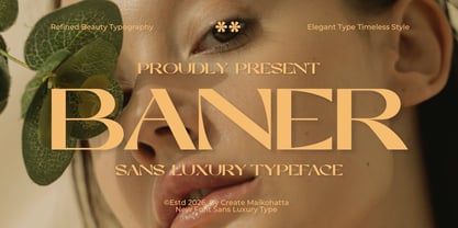 Baner Font Poster 1