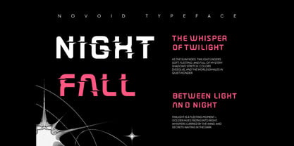 Novoid Font Poster 3