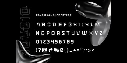 Novoid Font Poster 2