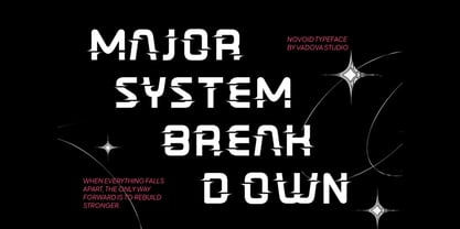 Novoid Font Poster 5