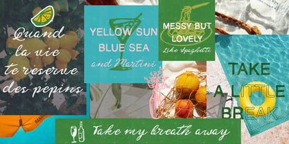 Old Kitchen Font Poster 6