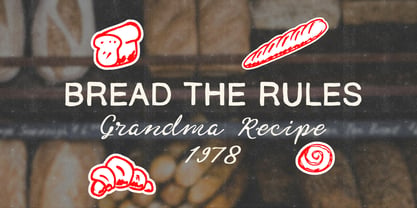 Old Kitchen Font Poster 2