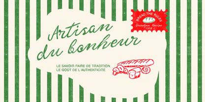 Old Kitchen Font Poster 5