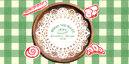 Old Kitchen Font Poster 7