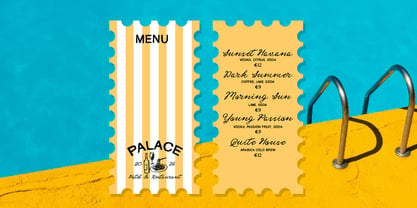 Old Kitchen Font Poster 10