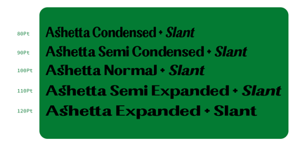 Ashetta Font Poster 3