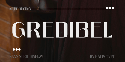 Gredibel Font Poster 1