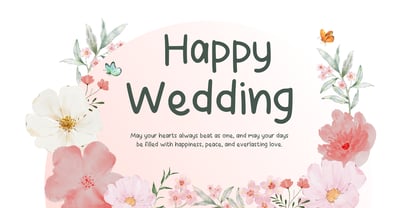 Bunga Spring Font Poster 5