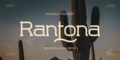 Rantona Font Poster 1