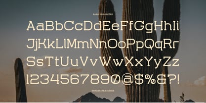 Rantona Font Poster 10