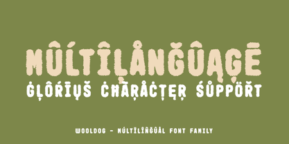 Wooldog Font Poster 9