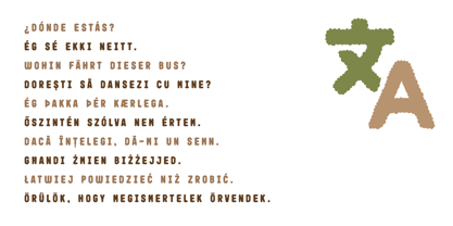 Wooldog Font Poster 8
