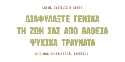 Wooldog Font Poster 12