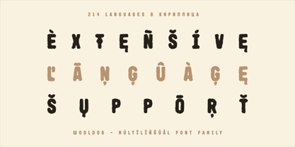Wooldog Font Poster 3
