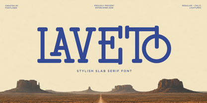 Laveto Font Poster 1