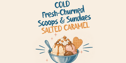 RoughlyYours Font Poster 4