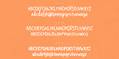 RoughlyYours Font Poster 11
