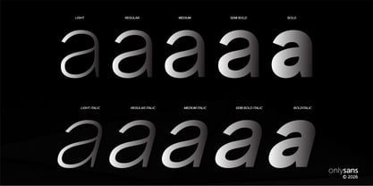 Onlysans Font Poster 2