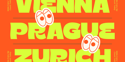 Morablu Font Poster 3