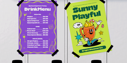 Morablu Font Poster 7