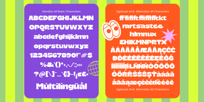 Morablu Font Poster 10