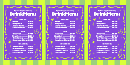 Morablu Font Poster 5