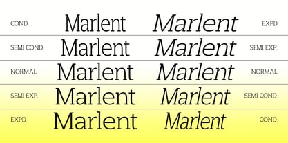 Marlent Font Poster 3