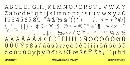 Marlent Font Poster 15