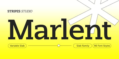 Marlent Font Poster 1