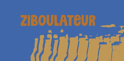 Ziboulateur Pro Font Poster 1