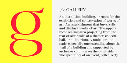 Stigsa Display Font Poster 12