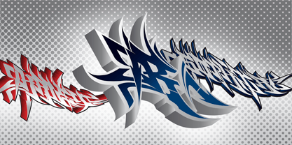 Burner Graffiti Font Poster 5