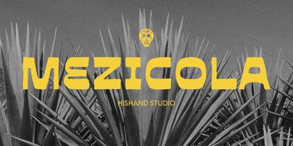 Mezicola Font Poster 1