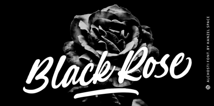Alchosti Font Poster 3