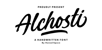Alchosti Font Poster 1