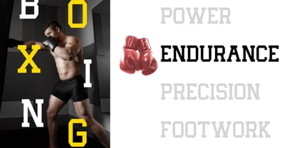 Thunder Punch Font Poster 6