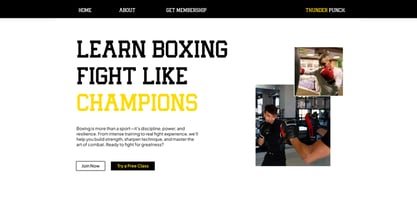 Thunder Punch Font Poster 4