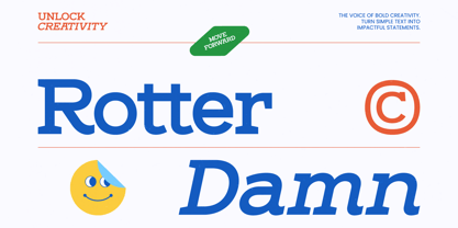 Rotter Damn Font Poster 1