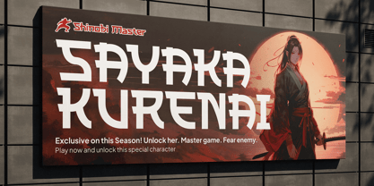 Kanzuri Font Poster 12