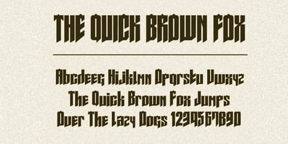 Bottensagach Font Poster 5