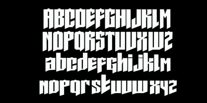Bottensagach Font Poster 4