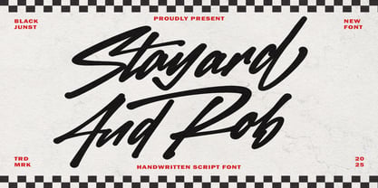 Stayard and Rob Font Poster 1